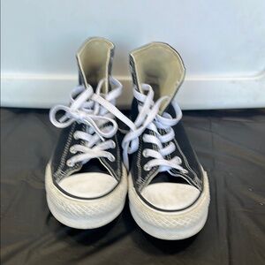 Converse Black and White High-Top Sneakers